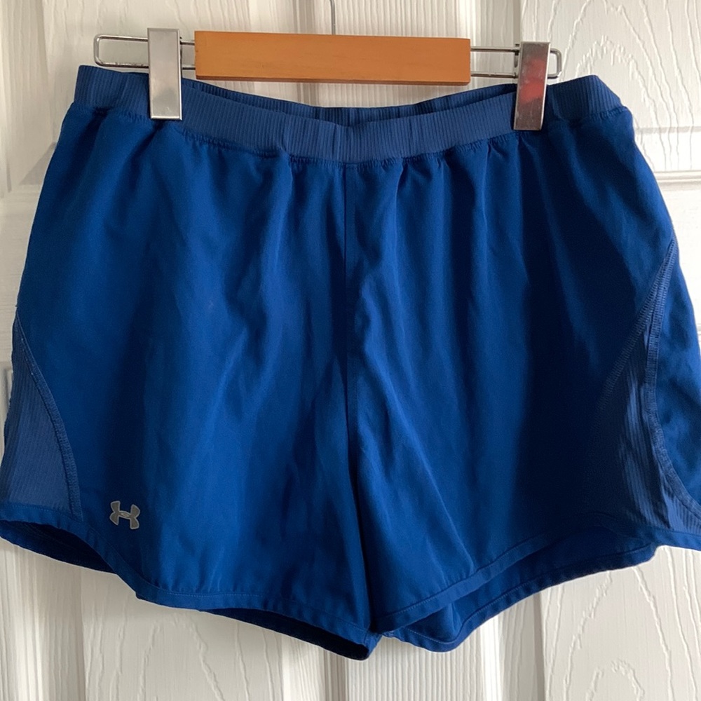 Under Armour Running /workout shorts. Royal blue. Like new